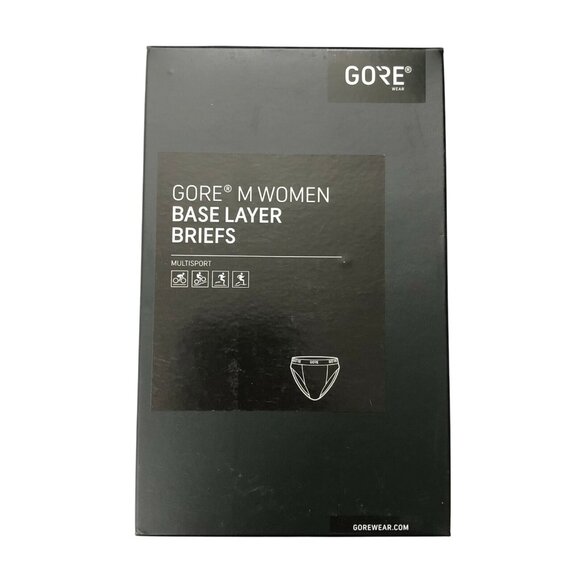 Gore Womens Base Layer Briefs Multi Sport Form Fit Seat Insert White Size M - Picture 2 of 6